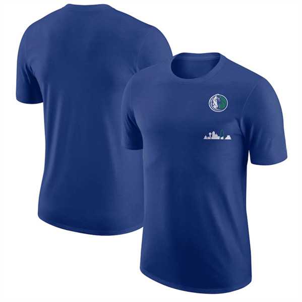 Men's Dallas Mavericks Blue 2022-23 City Edition T-Shirt,We sell and wholesale Men's Dallas Mavericks Blue 2022-23 City Edition T-Shirt on line form chian!